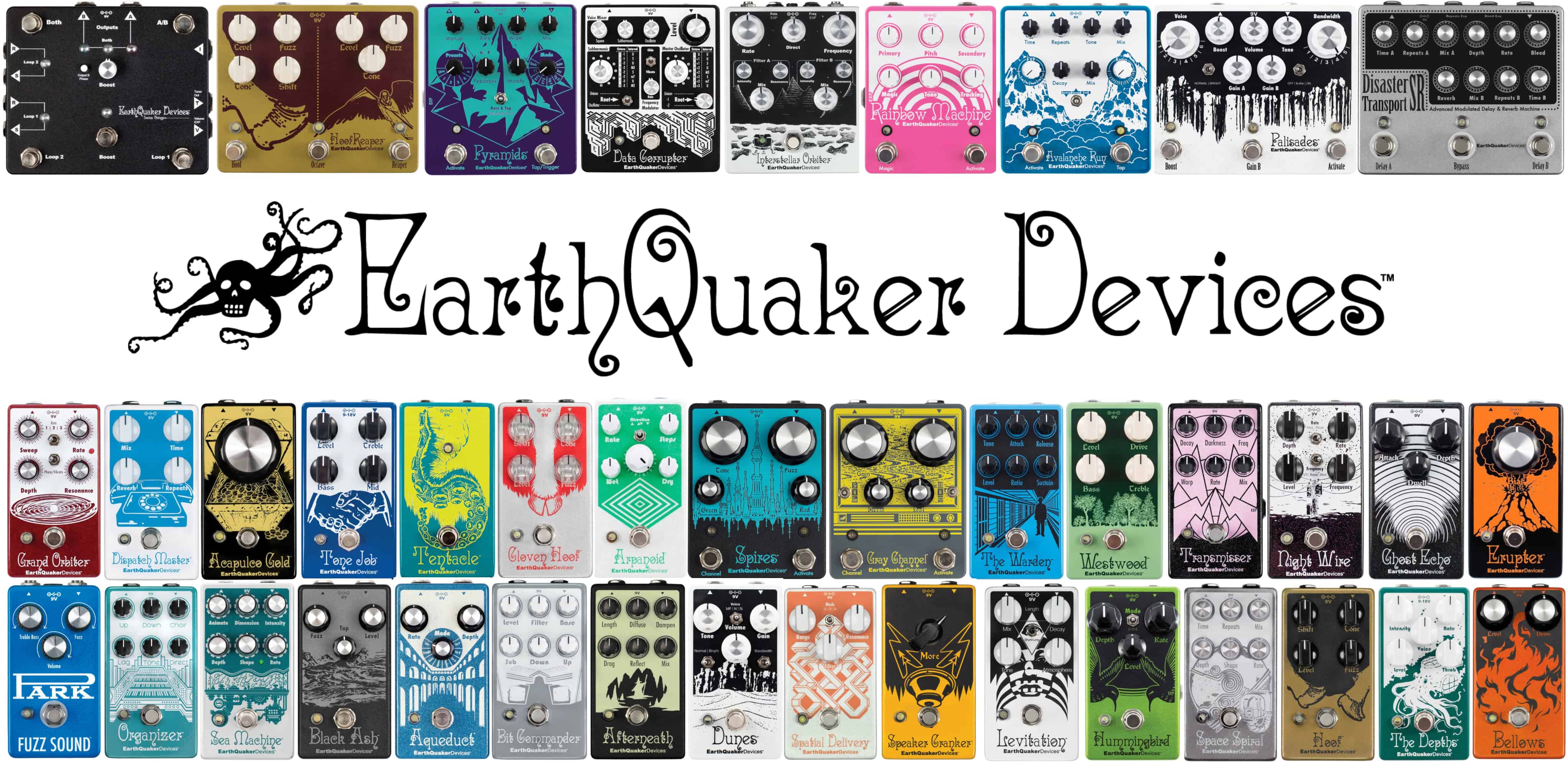 Delegeren innovatie Profetie Earthquaker Devices Pedal Board Banner 1 SPAN - The Arts Music Store
